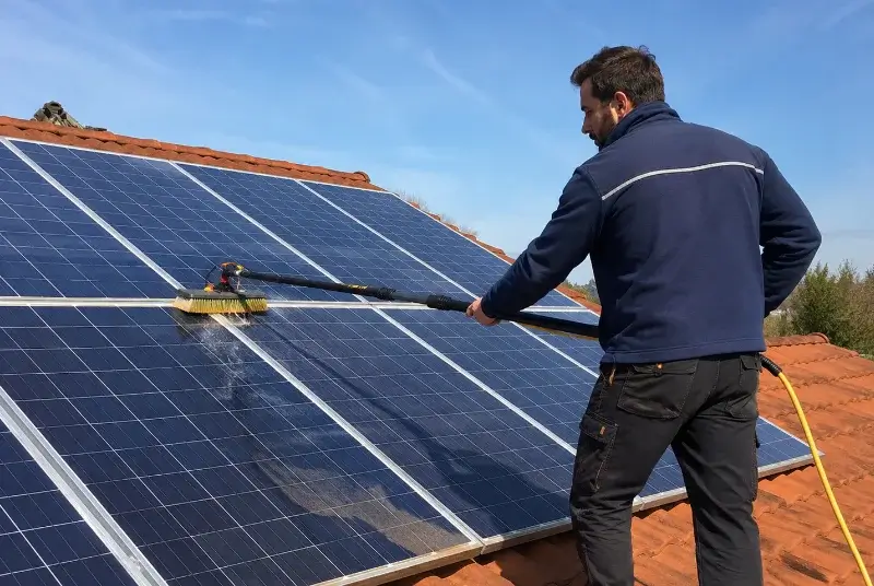 Nettoyage et entretien de panneaux solaires à Saint-Jorioz
